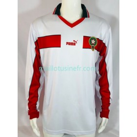 Maillot de Foot Maroc Extérieur Retro 1998 Manches Longues